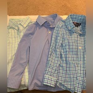3 vineyard vines performance long sleeve polo